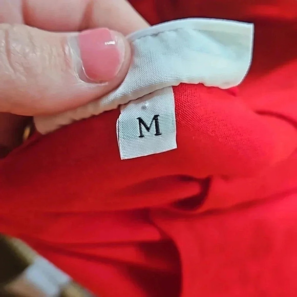 Bryn Walker Gianna Long Sleeve Shirt in Zinnia Medium - Picture 7 of 7